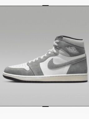 COPY Nike Air Jordan 1 Retro High OG Shoes in 
Black/White/Light Smoke Grey